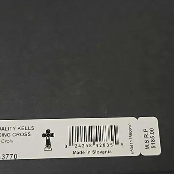 Waterford Crystal Kells Standing Cross - Picture 7 of 7